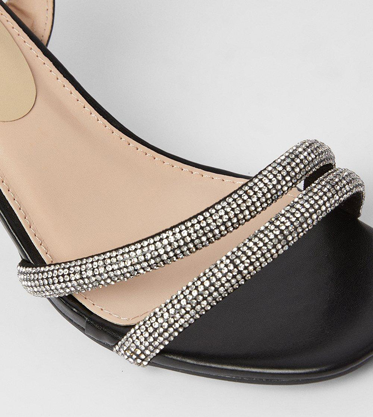 Diamante kitten sale heels