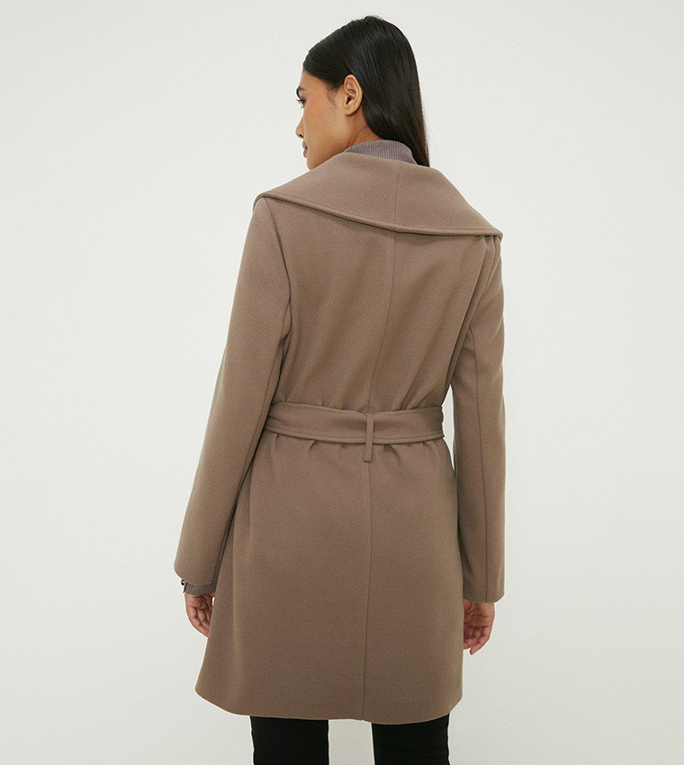 Dorothy perkins belted wrap on sale coat