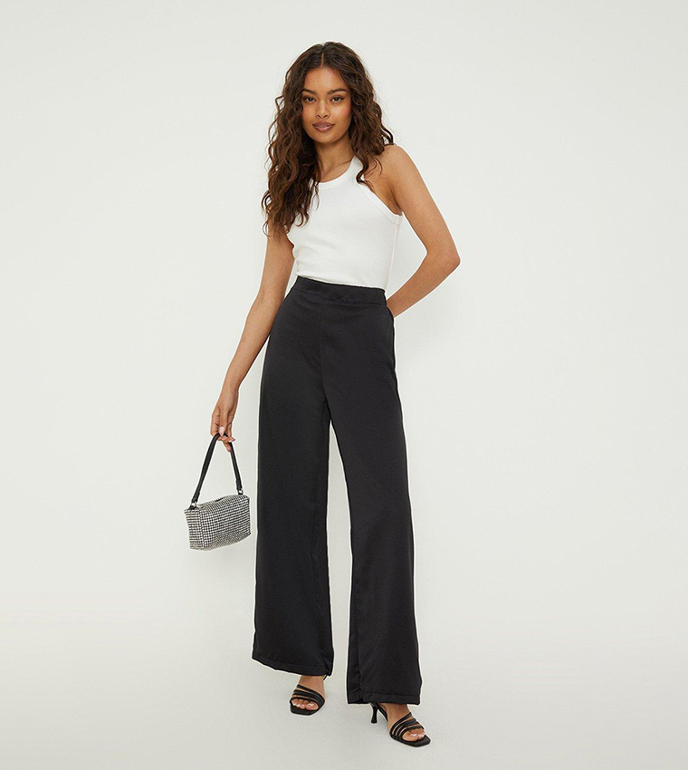 Dorothy perkins wide leg trousers hotsell