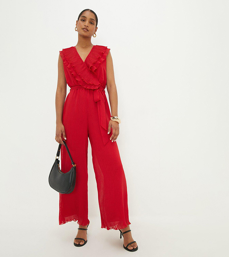 Dorothy perkins red jumpsuit on sale