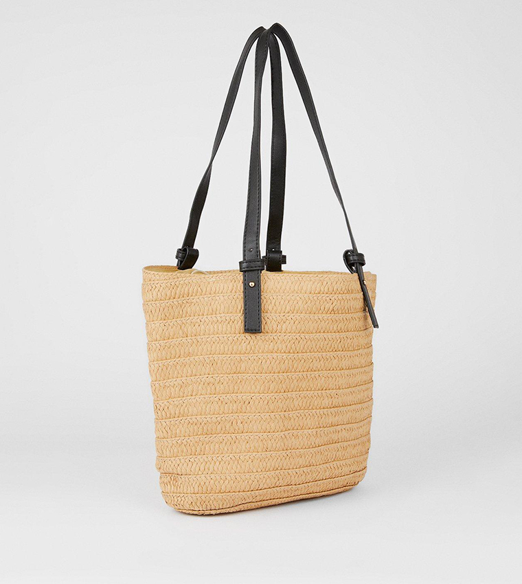 Summer Raffia Tote Bag