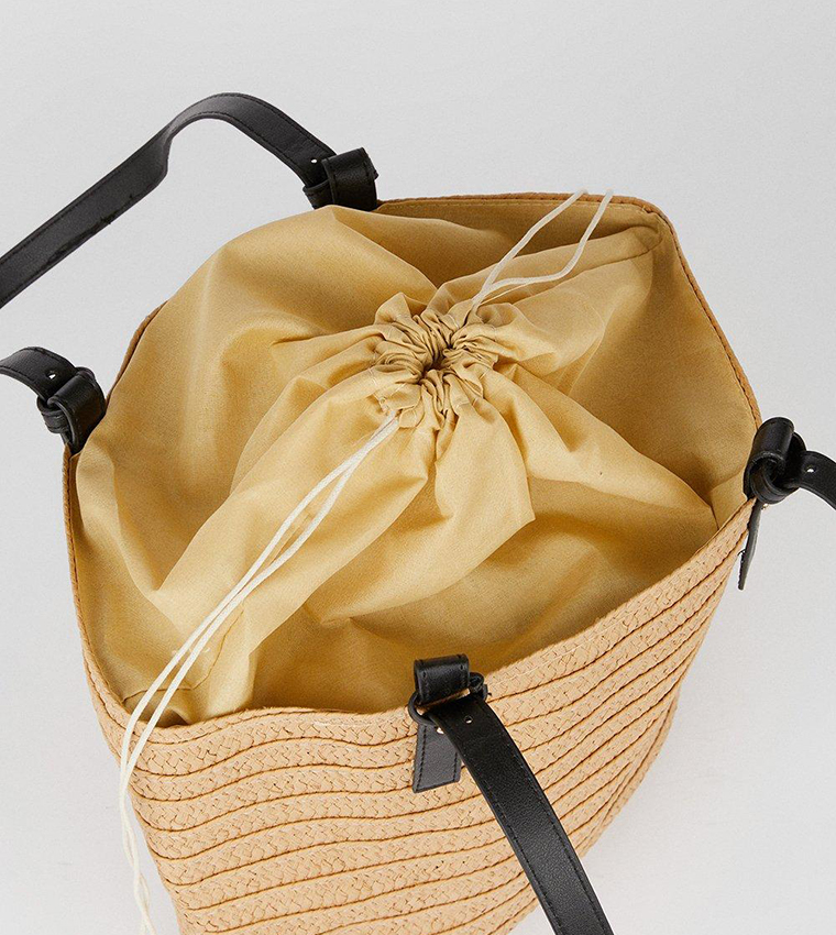 Summer Raffia Tote Bag