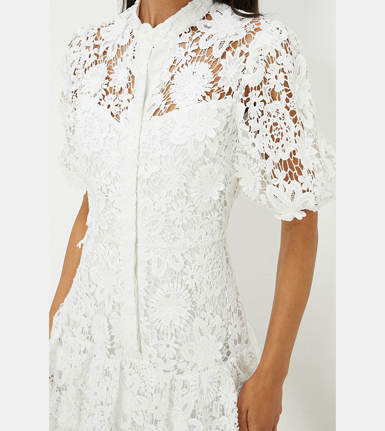 Dorothy perkins white outlet lace dress