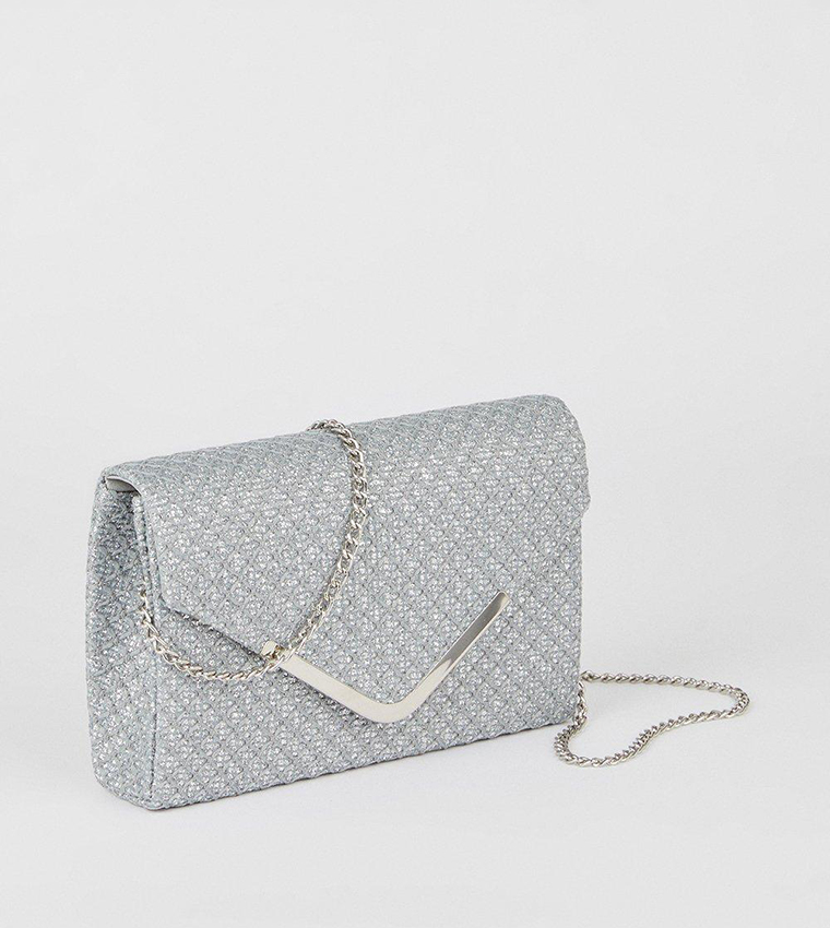 Silver clutch bag dorothy perkins sale