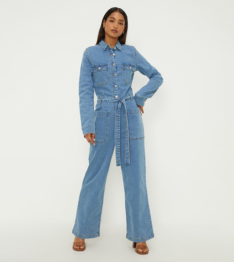 Denim jumpsuit dorothy store perkins