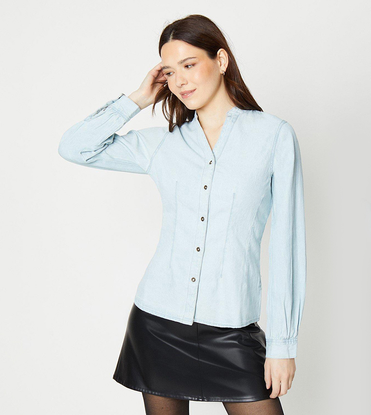 Dorothy perkins best sale denim shirt