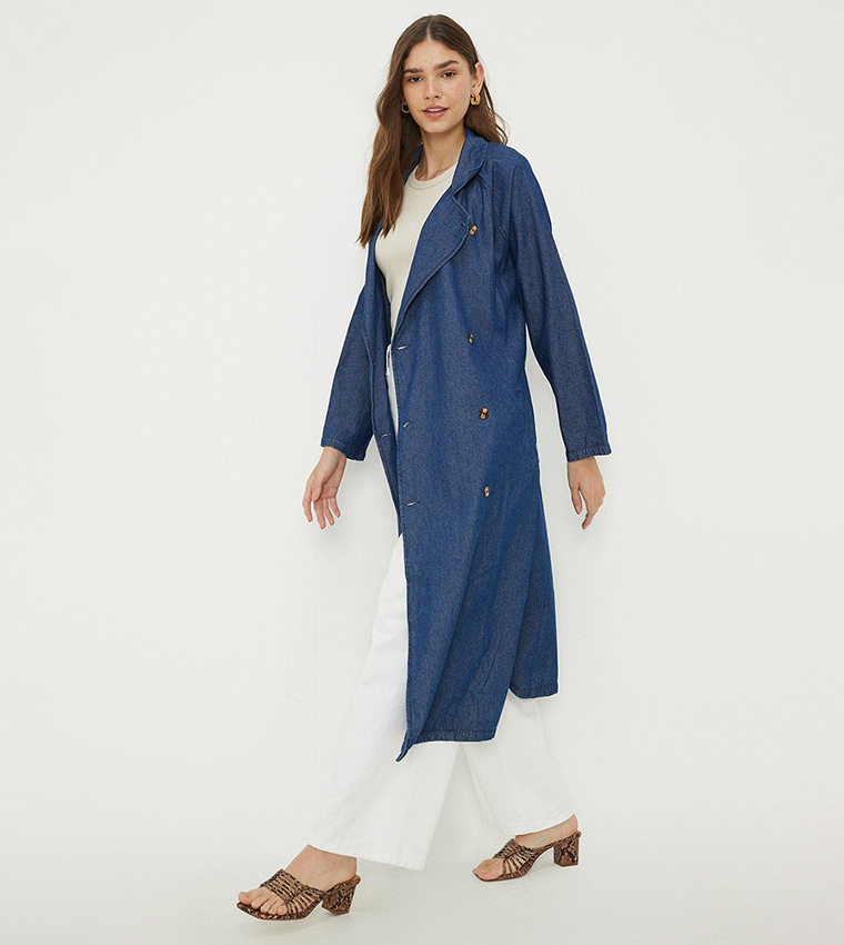 Dorothy perkins blue coat best sale