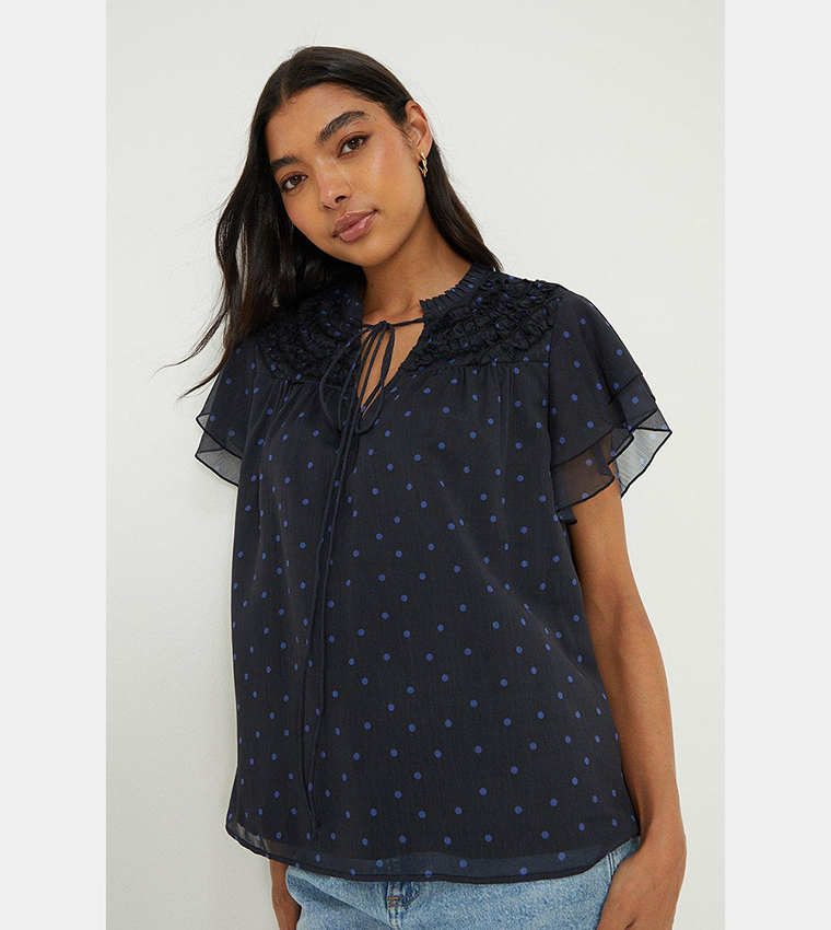 dorothy perkins ruffle top