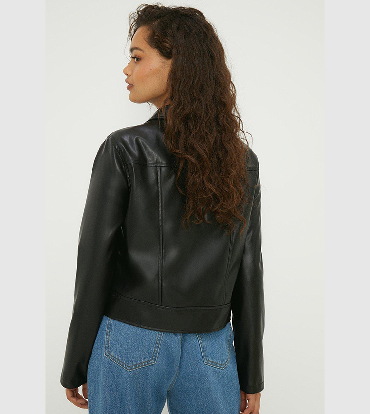 Faux leather jacket hot sale dorothy perkins