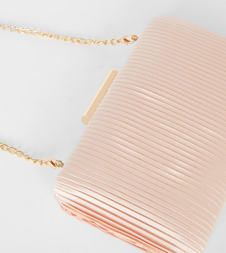 Blush pink clutch bag dorothy online perkins