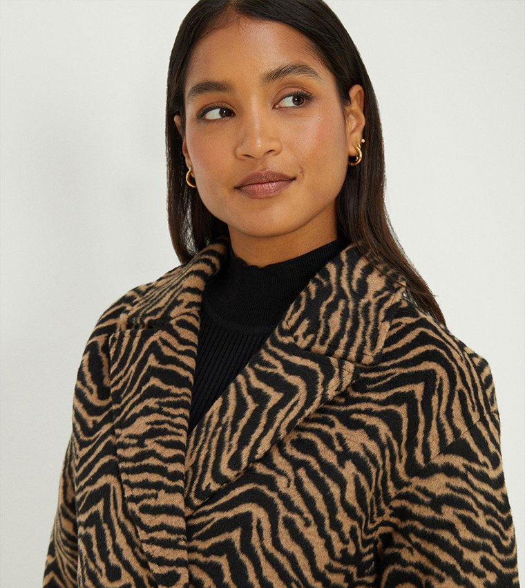 Dorothy perkins animal outlet print coat