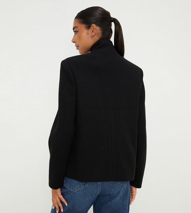 Dorothy perkins outlet funnel neck coat