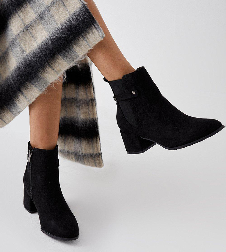 Principles black ankle discount boots