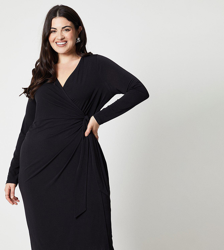 Dorothy shops perkins black wrap dress