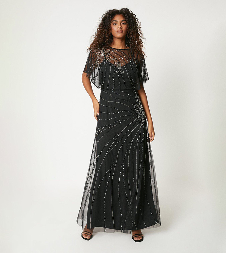 Dorothy perkins black maxi dress hotsell