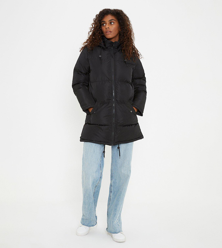 Padded clearance hooded coat