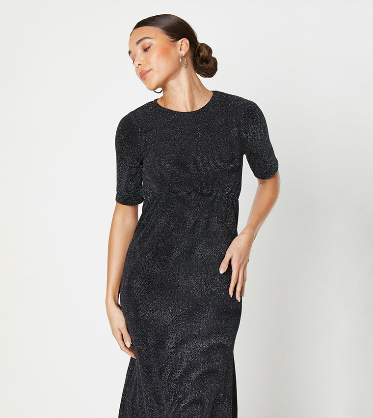 Dorothy perkins black sparkly fashion dress