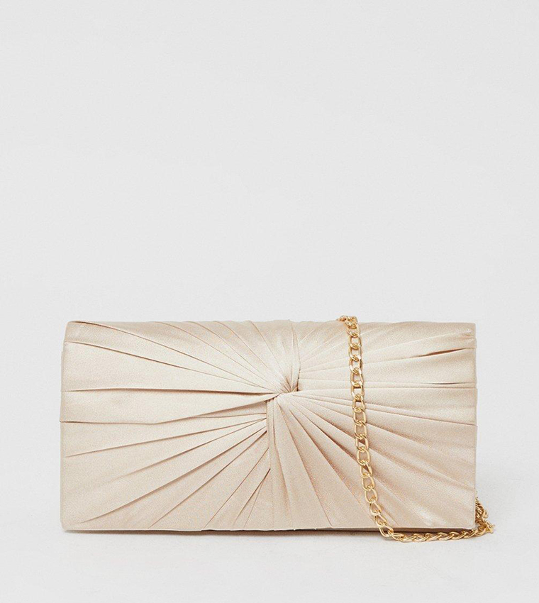 Dorothy perkins gold clutch sales bag