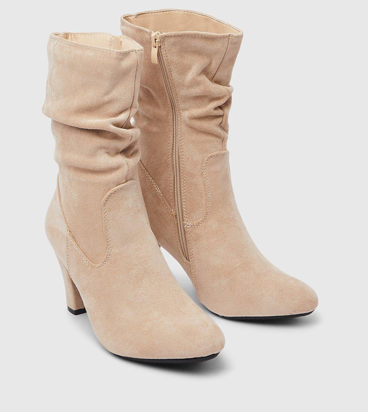 Ruched deals calf boots