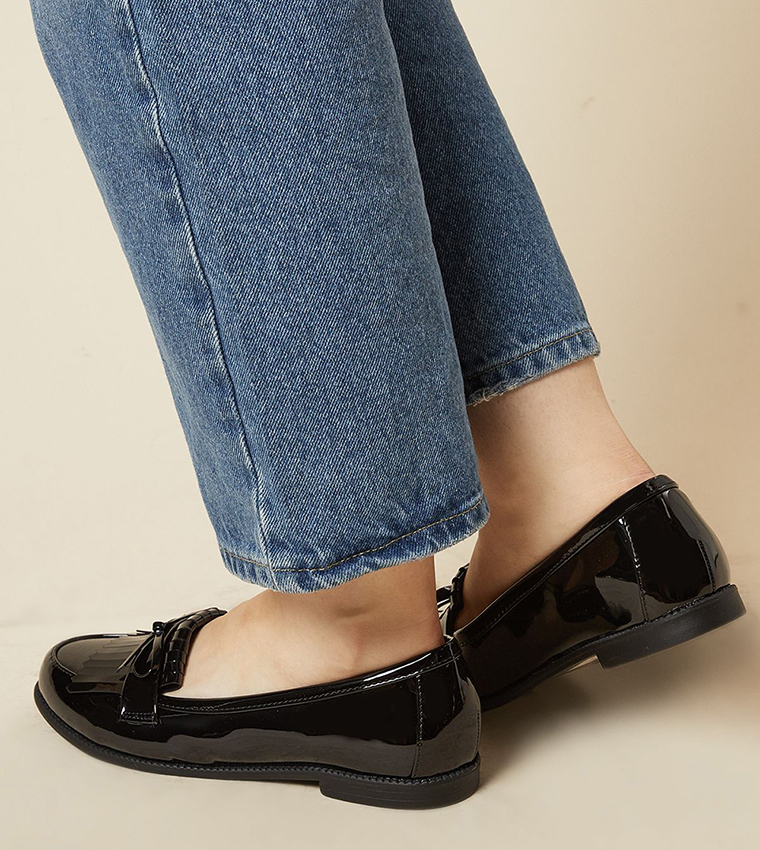 Loretta Tassel Detail Loafers
