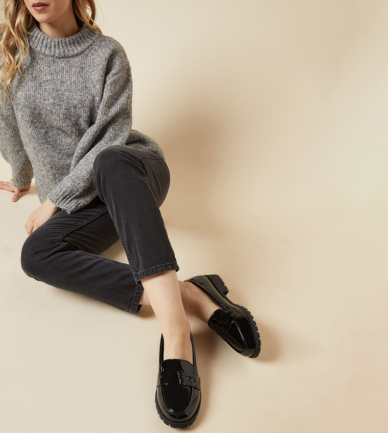 Wide Fit Leoni Chunky Loafers