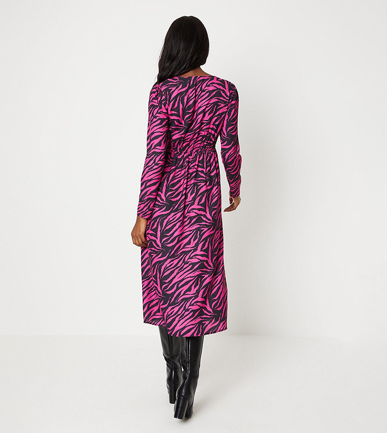 River Island Pink Zebra Print Dress River Island Dresses River
