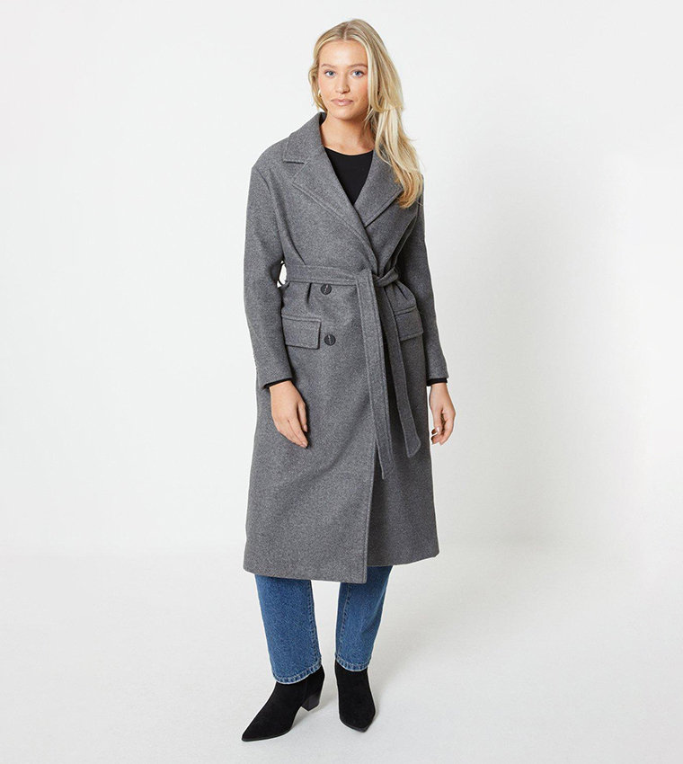 Dorothy perkins grey coat hotsell