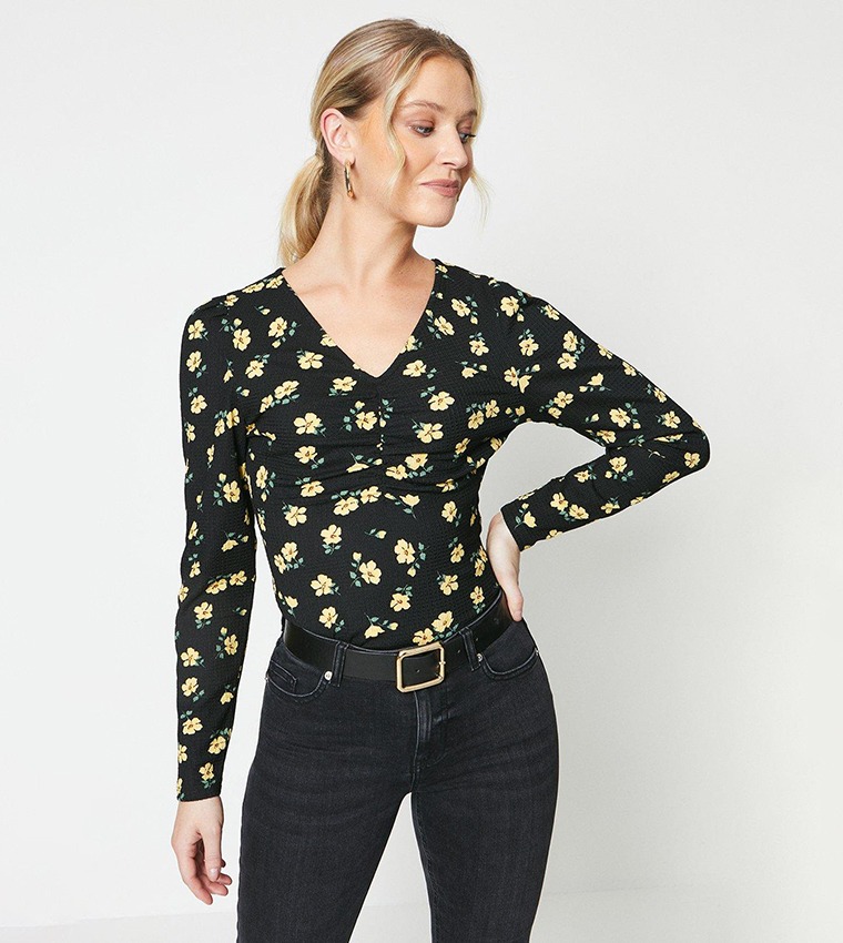 dorothy perkins yellow top