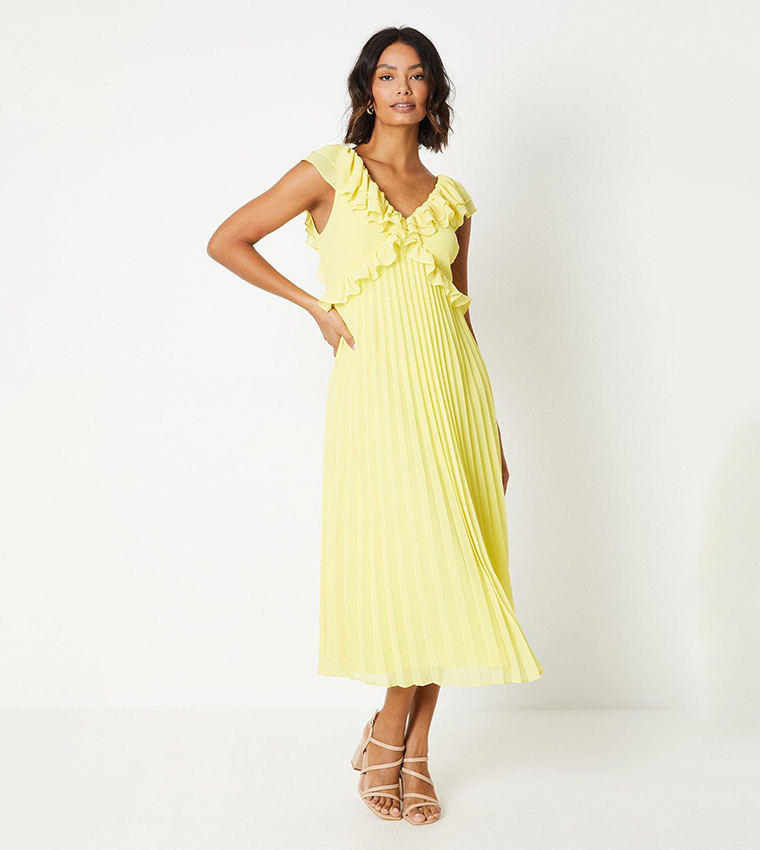 Dorothy perkins lemon dress hotsell