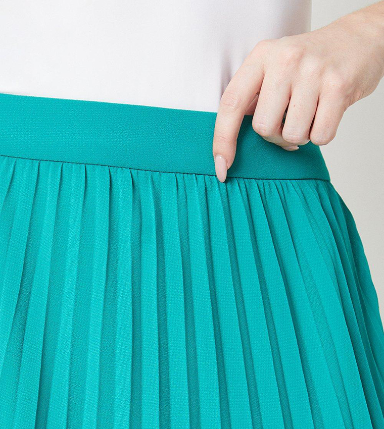 Green pleated skirt dorothy perkins hotsell