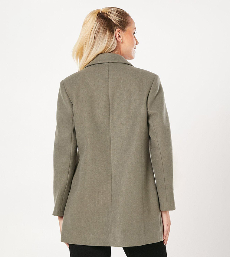 Smart Pocket Detail Blazer Coat