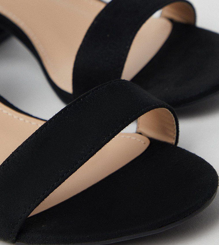 Tommi Barely There Mid Block Heel Sandals