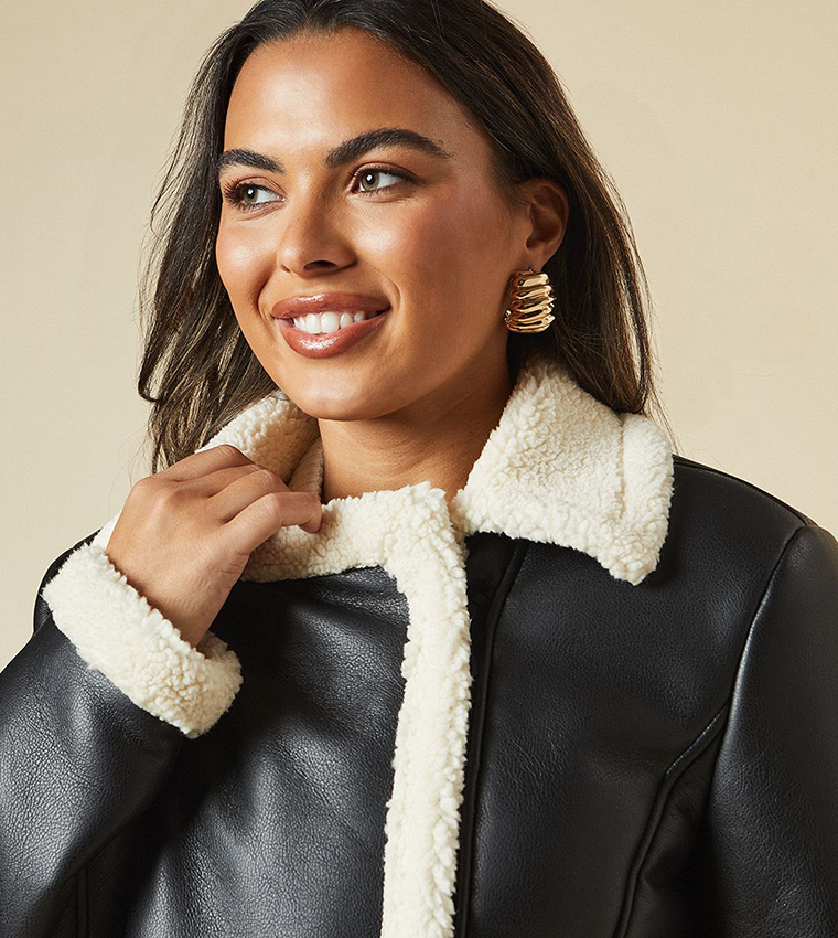 Aviator Jacket Leather Jacket Dorothy Perkins Aviator Jacket