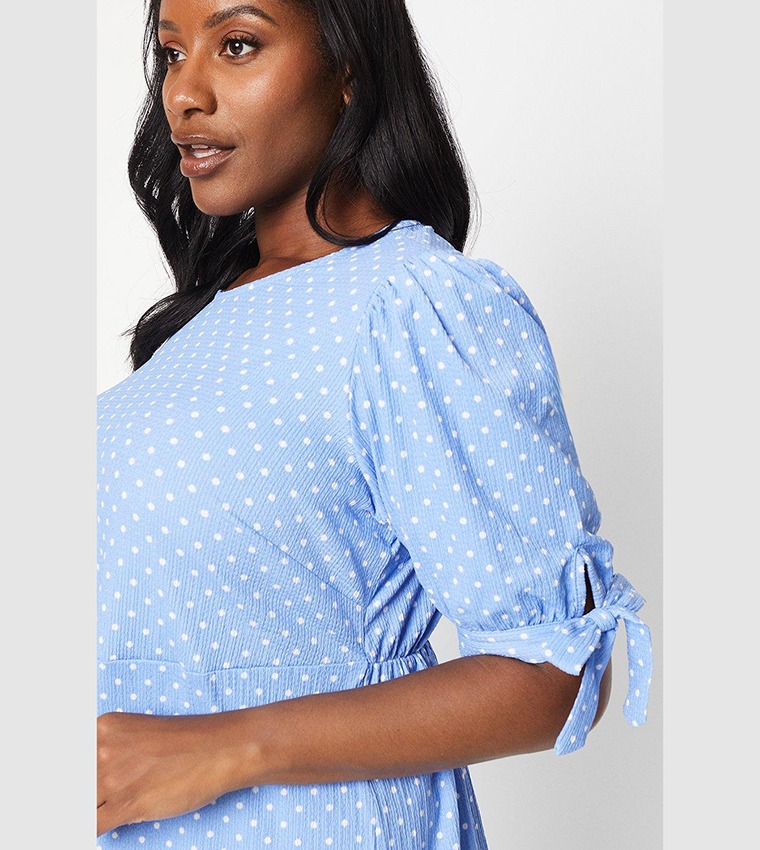 【国内即発】Dorothy Perkins☆Navy バードプリントTシャツ Buy Dorothy Perkins Curve Tie Sleeves Midi Dress In Blue