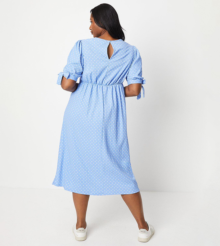 【国内即発】Dorothy Perkins☆Navy バードプリントTシャツ Buy Dorothy Perkins Curve Tie Sleeves Midi Dress In Blue