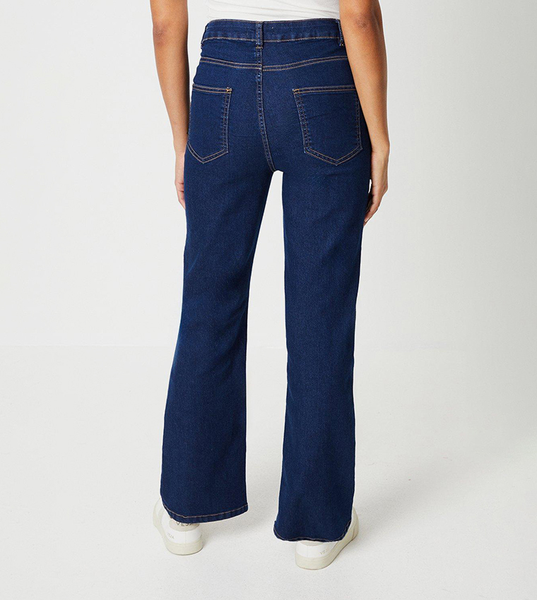 High Rise Comfort Stretch Flared Jeans