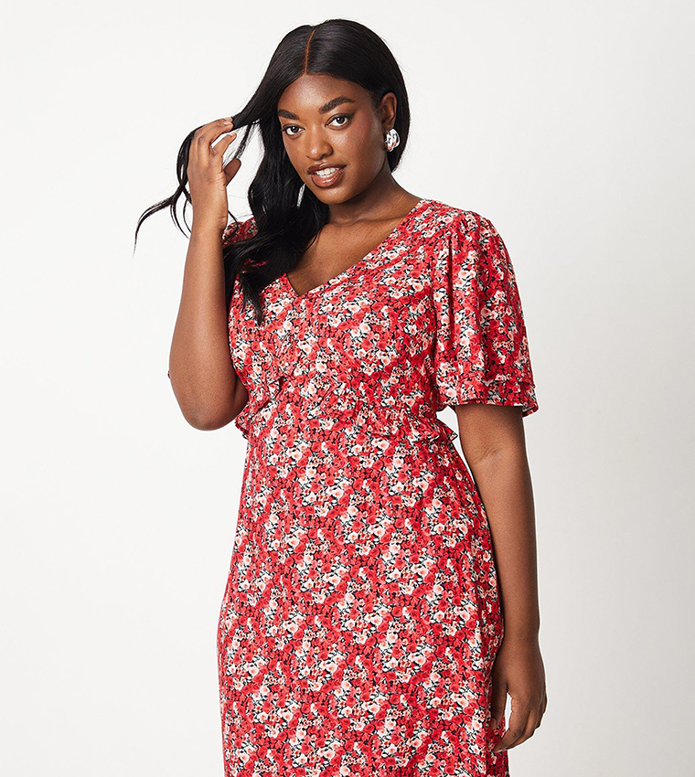 Dorothy perkins red dress sale best sale