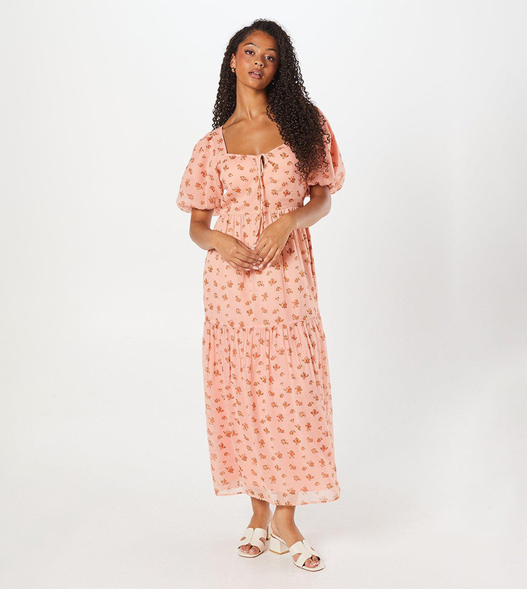 Dorothy perkins pink maxi dress hotsell