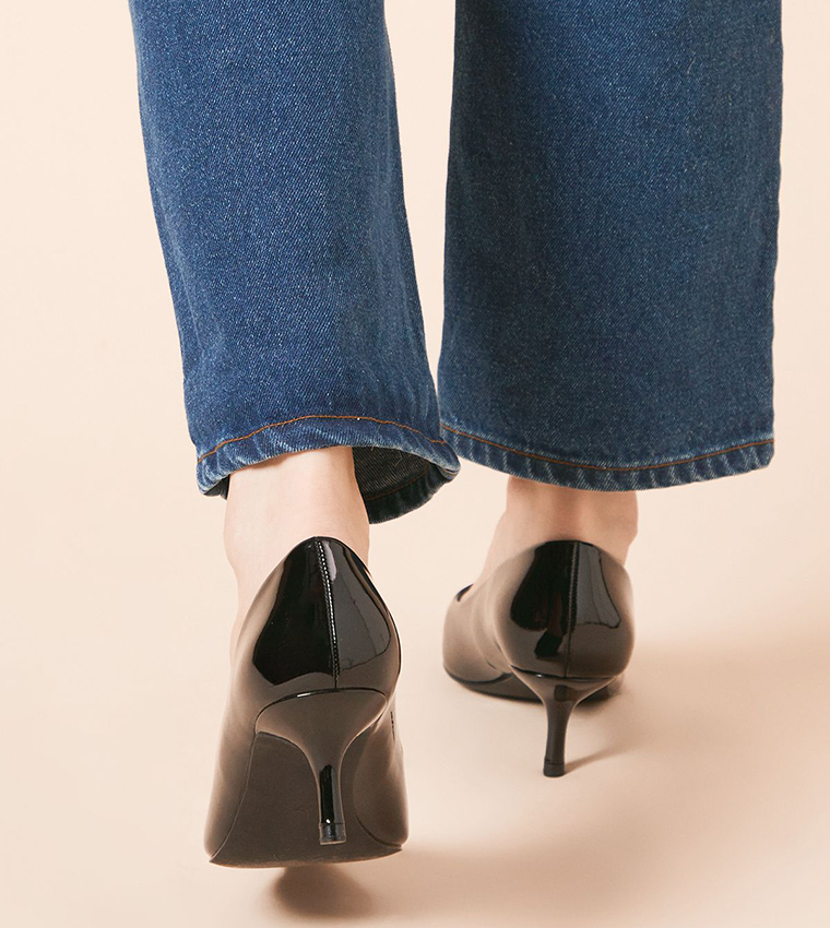 Dove Kitten Heel Pumps