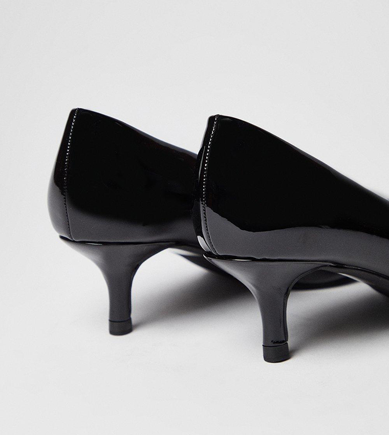 Wide Fit Dove Kitten Heel Pumps