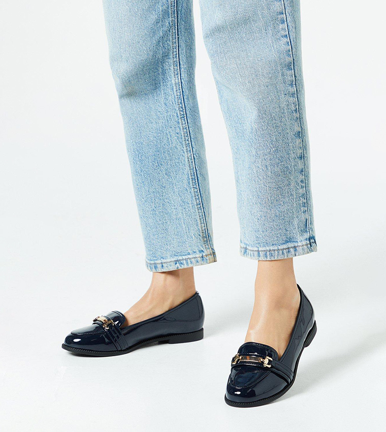 Wide Fit Lora Snaffle Loafers