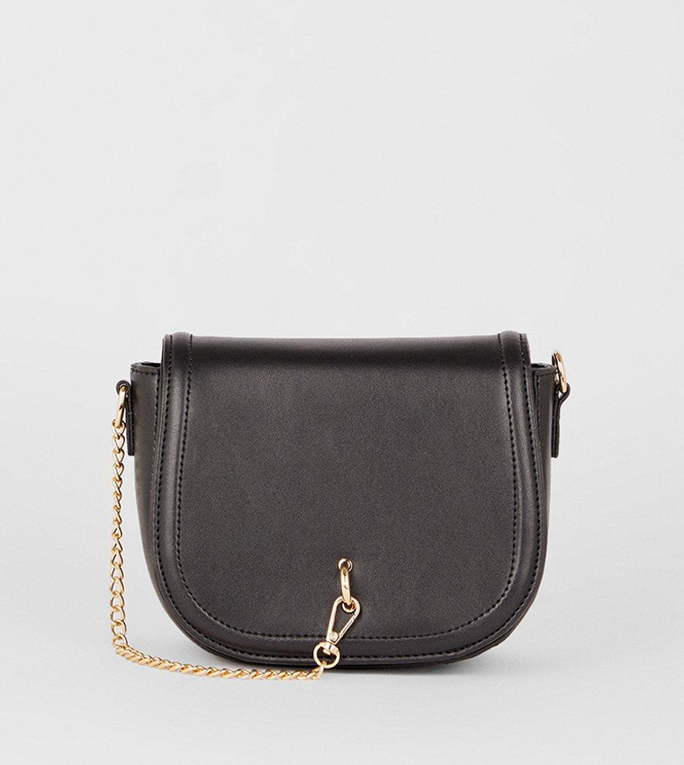 Buy Dorothy Perkins Tanisha Chain Detail Adjustable Strap Crossbody Bag In Black 6thStreet Oman