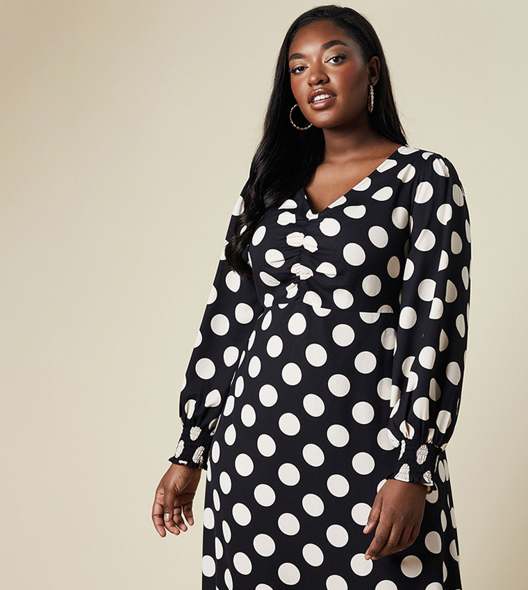 Ladies Dresses Dorothy Perkins Black Polka Dot Dress Buy Dorothy
