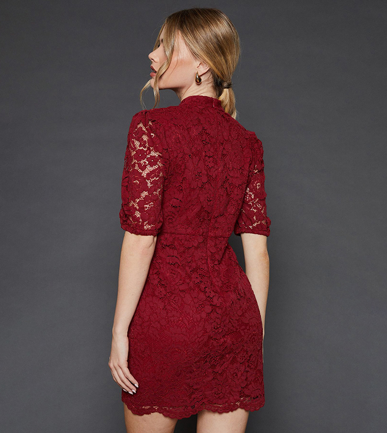 fairy dress lace Black Fairy Lace Mesh Mini Dress – Rags n Rituals main image 0