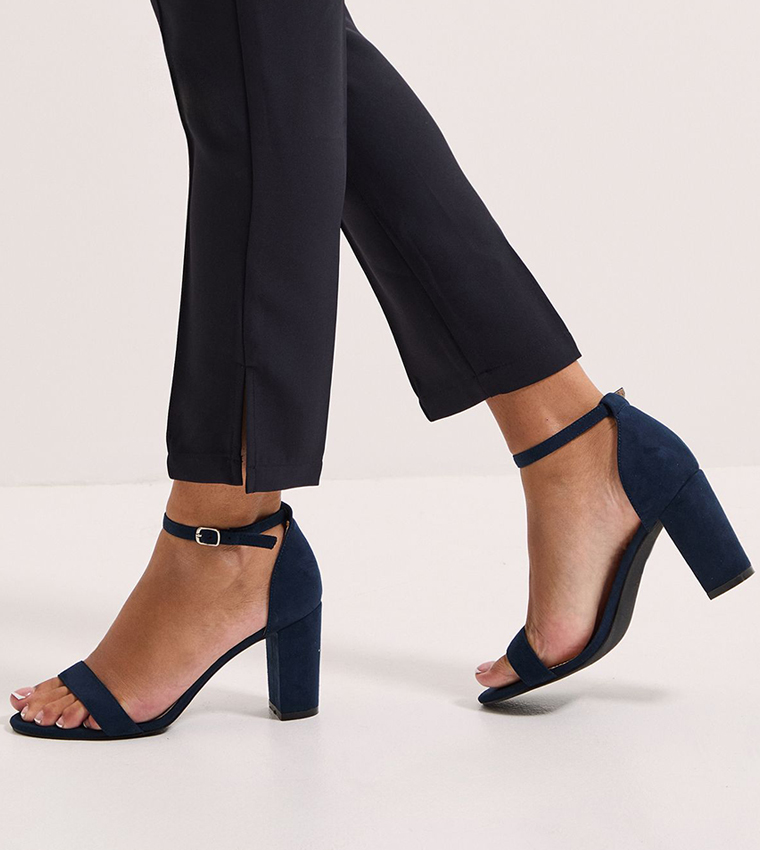 Wide Fit Spark High Block Heel Sandals