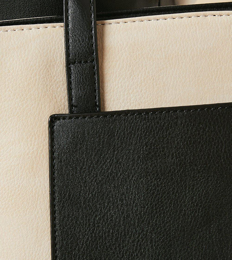 Shelly Two-Tone Tote Bag