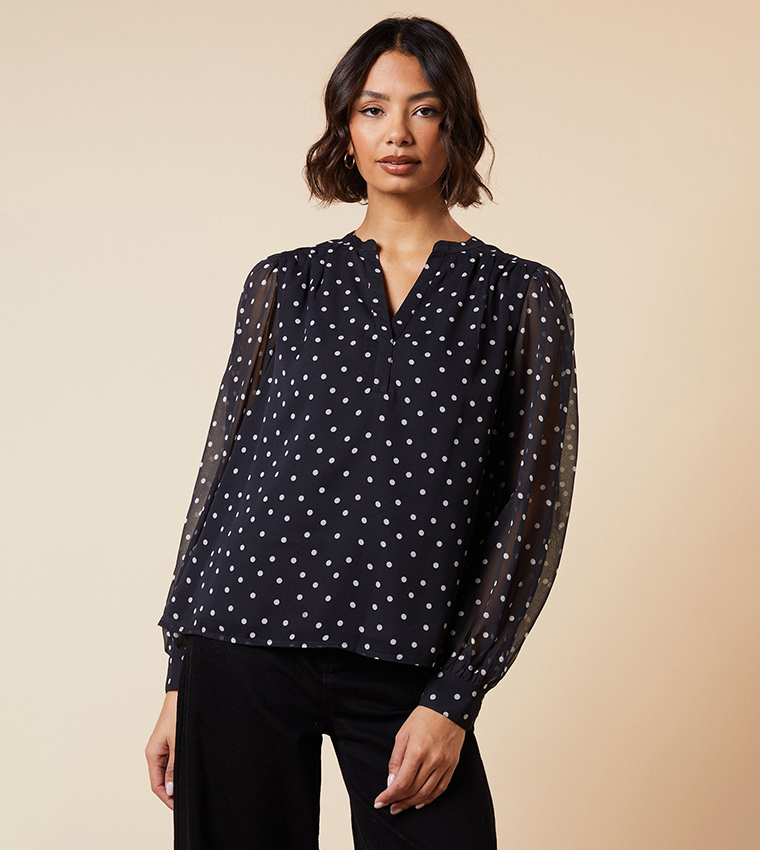 dorothy perkins chiffon tops