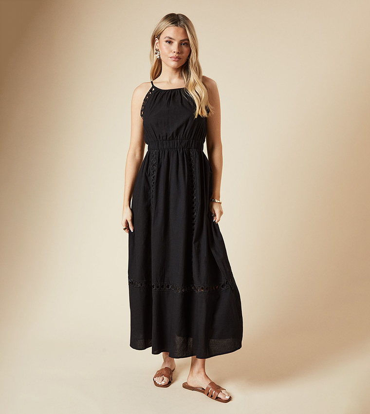 green emerald velvet dress Dorothy Perkins Womens/Ladies Embroidered Midi Dress  Universal Textiles
