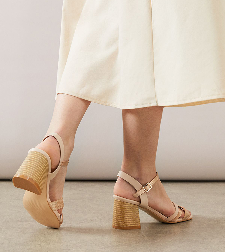 Wide Fit ARYA Block Heeled Sandals