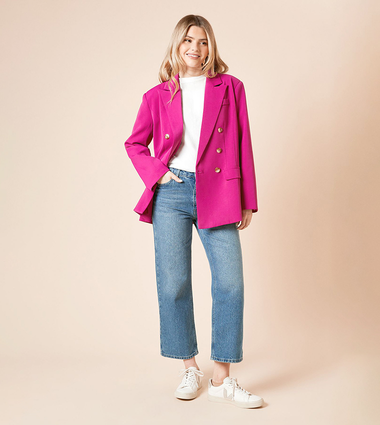Double Breasted Oversized Blazer